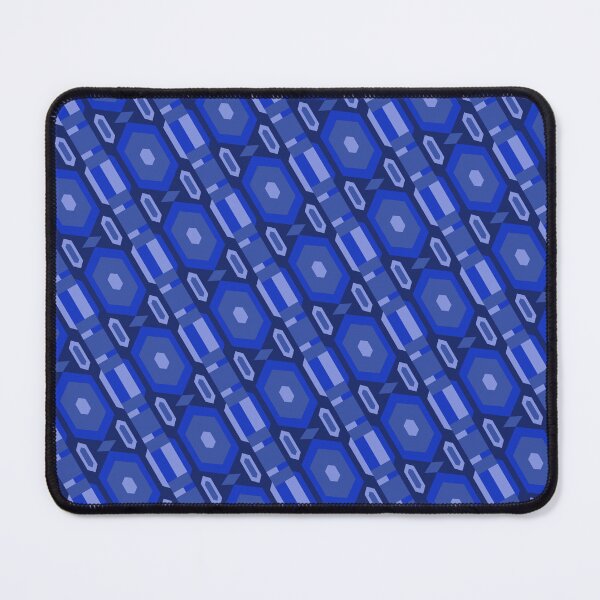 Item preview, Blue Multicolor Line Stripes Hexagons & Diamonds Coherent Drafts designed and sold by Alchemy-A-La-G.