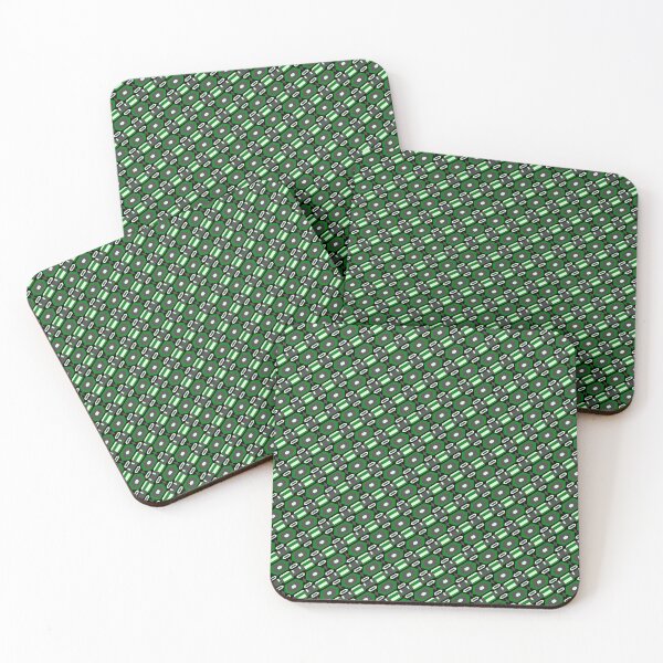 Item preview, Green Multicolor Line Stripes Hexagons & Diamonds Coherent Drafts designed and sold by Alchemy-A-La-G.