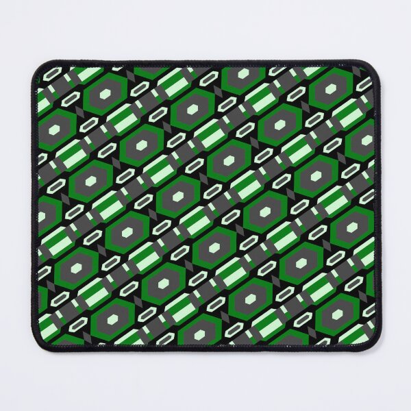Item preview, Green Multicolor Line Stripes Hexagons & Diamonds Coherent Drafts designed and sold by Alchemy-A-La-G.