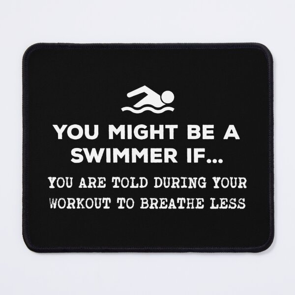 Item preview, You Might Be A Swimmer If... Breathe Less designed and sold by twHistory.