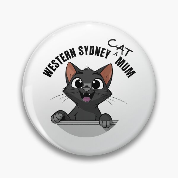 Item preview, Western Sydney Cat Mums Black Cat designed and sold by The Western Weekender.