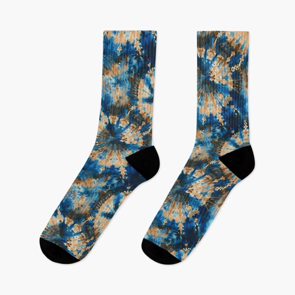 Artikelvorschau, Niedliches buntes blaupsychedelisches Batikmuster - Vintage Blue entworfen und verkauft von RoyalStarsPatts.