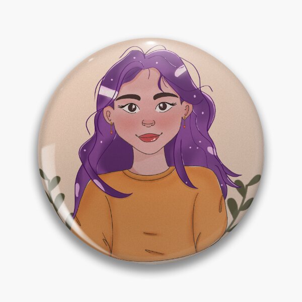 Item preview, Menina de cabelo roxo designed and sold by kathifarias.