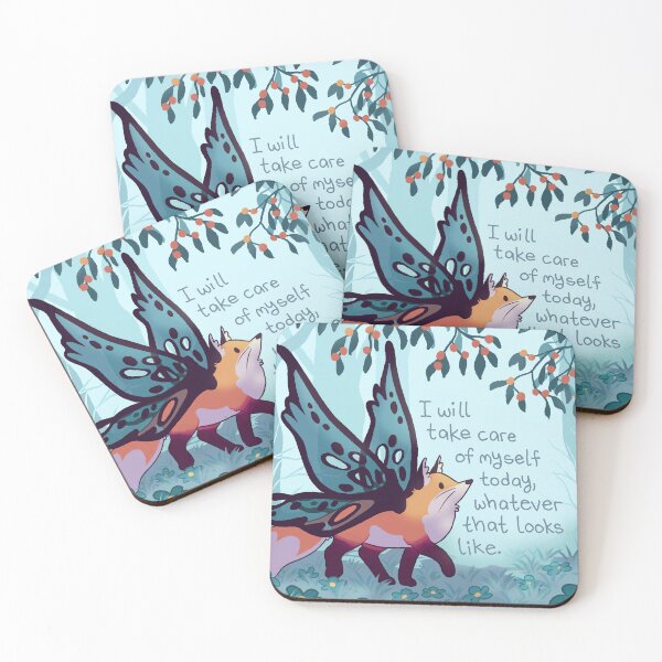Item preview, "I Will Take Care of Myself" Fairy Fox designed and sold by thelatestkate.