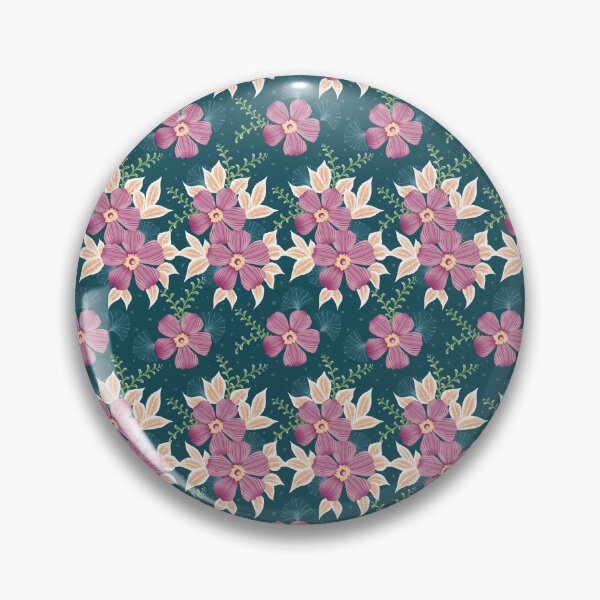 Item preview, Pink Petals - Turquoise  designed and sold by JaselviiStudio.