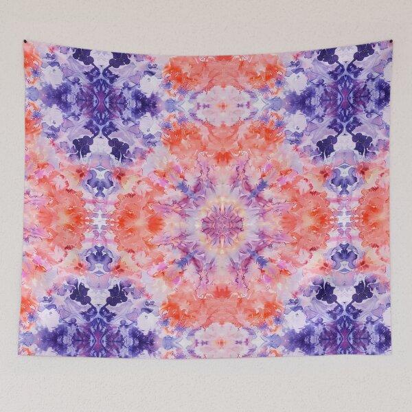 Item preview, Beautiful Colorful Psychedelic Tie Dye - Vintage Purple  designed and sold by RoyalStarsPatts.