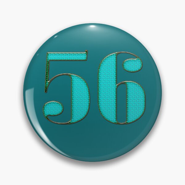 Item preview, THE NUMBER 56 IN BLUE EMBROIDERY CELLO designed and sold by solgel47.