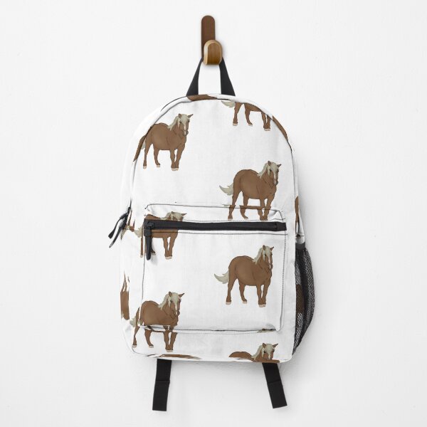 Item preview, Round Golden Chestnut Pony designed and sold by Abby Art Studio.