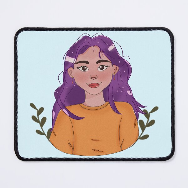 Item preview, Menina de cabelos roxo designed and sold by kathifarias.