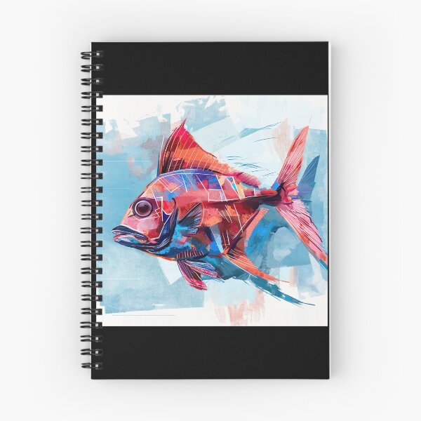 Item preview, A Red Modern Art Fish designed and sold by Yogimeister.