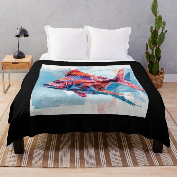 Item preview, A Red Modern Art Fish designed and sold by Yogimeister.
