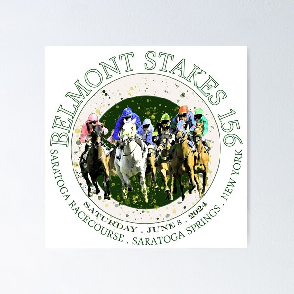 Item preview, Belmont Stakes 156 design designed and sold by Ginny Luttrell.