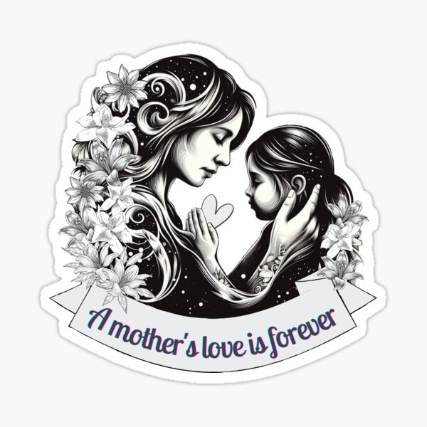 Artikel-Vorschau von Die Liebe einer Mutter ist für die Ewigkeit – Die schönsten Geschenke kommen von Herzen., designt und verkauft von A-and-art.