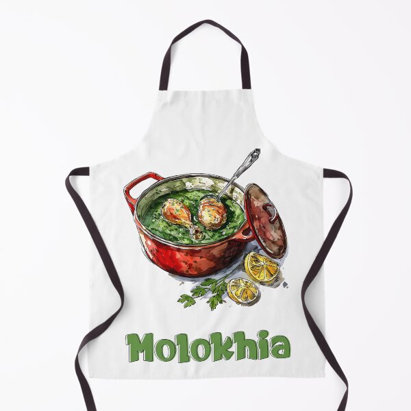 Item preview, Savor the Nile: Authentic Molokhia Jute Leaves and Chicken - A Taste of Egypt! ملوخية بالفراخ designed and sold by FUNqoosh.