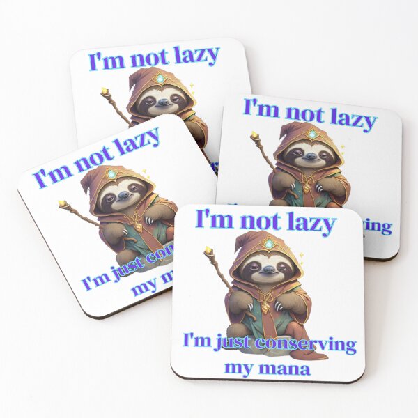 Item preview, Sloth Mage designed and sold by AI-Imaginings.