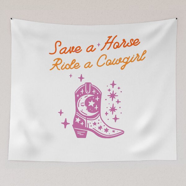 Item preview, Save a Horse Ride a Cowgirl  designed and sold by gendertraitor.