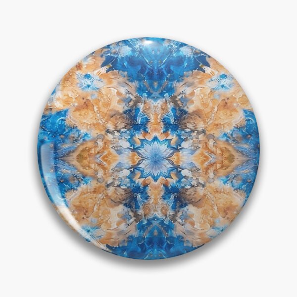 Item preview, Cute Blue Psychedelic Tie Dye - Groovy Blue  designed and sold by RoyalStarsPatts.