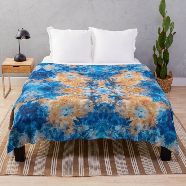 Artikelvorschau, Süße blaue psychedelische Batik - Groovy Blue entworfen und verkauft von RoyalStarsPatts.