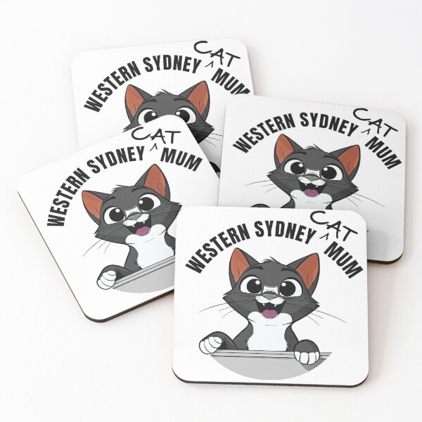 Item preview, Western Sydney Cat Mums Black & White Cat designed and sold by The Western Weekender.