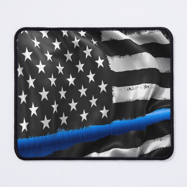 Item preview, Thin Blue Line Grunge American Flag designed and sold by artistwill.