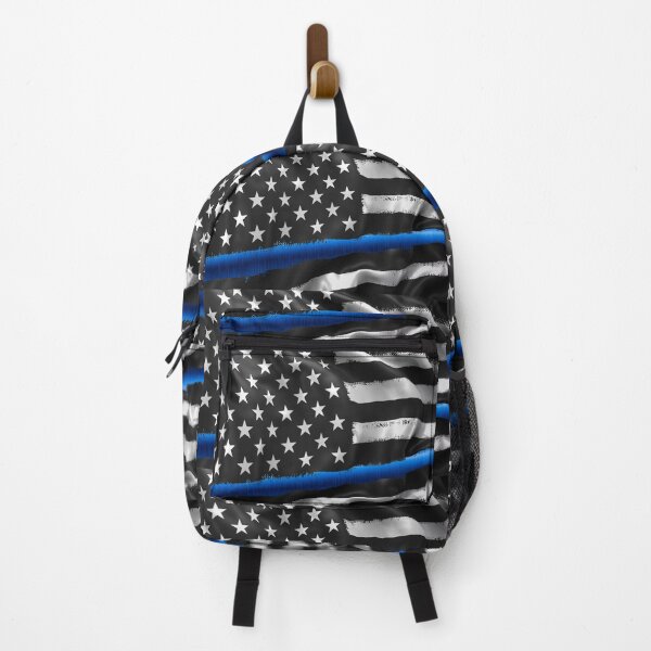 Item preview, Thin Blue Line Grunge American Flag designed and sold by artistwill.