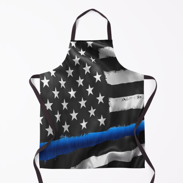 Item preview, Thin Blue Line Grunge American Flag designed and sold by artistwill.