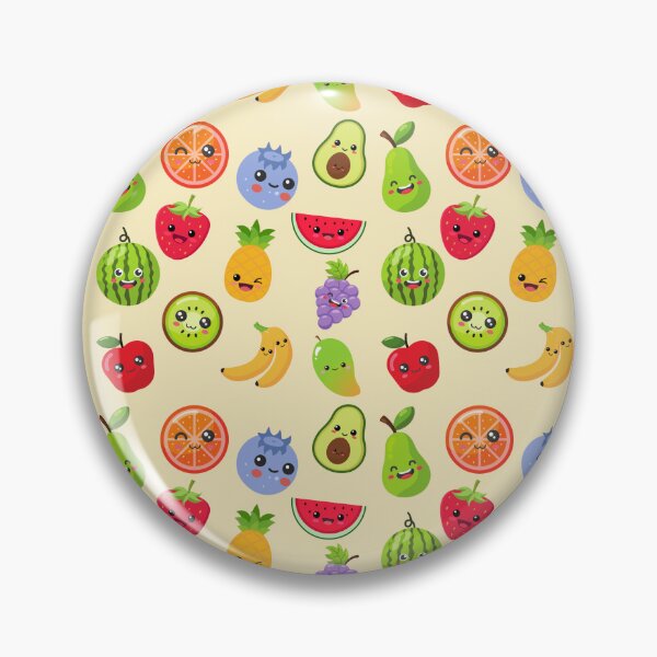 Item preview, Fruit characters seamless pattern designed and sold by Fantacaroo Designs.