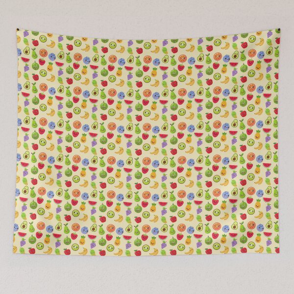 Item preview, Fruit characters seamless pattern designed and sold by Fantacaroo Designs.
