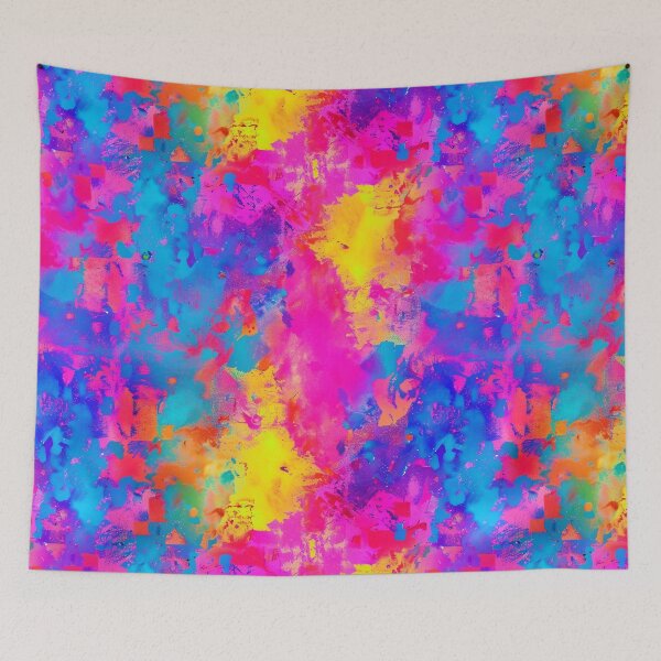 Item preview, Cute Colorful Neon Tie Dye Texture- Vintage Pop designed and sold by RoyalStarsPatts.