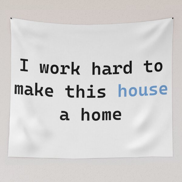 Item preview, House of Leaves House a Home (Black Text) designed and sold by havensea.
