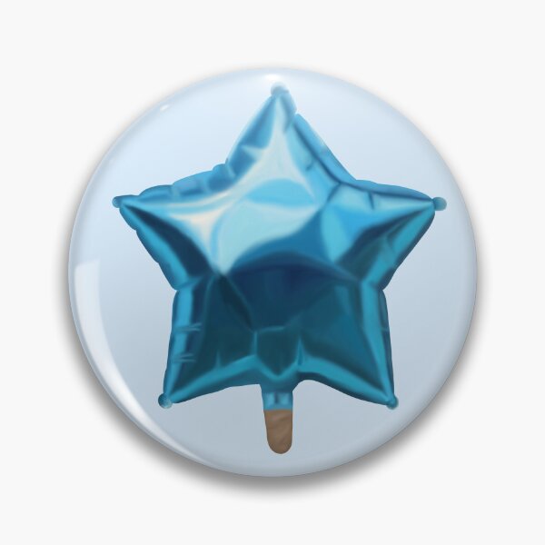 Item preview, blue helium balloon designed and sold by briestudio.