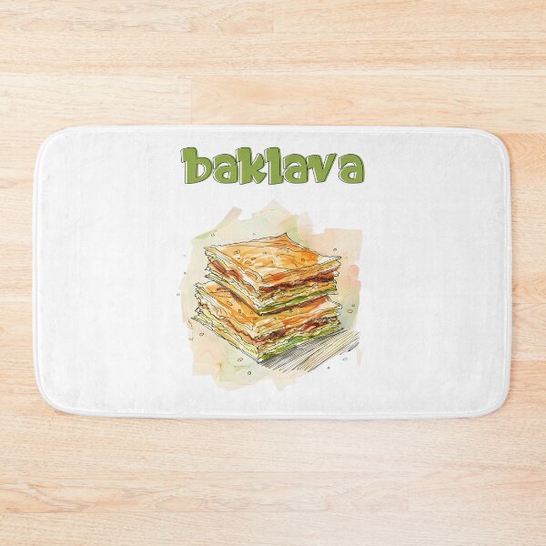 Item preview, Golden Layers of Delight: Baklava - Flaky Phyllo Pastry, Crunchy Nuts, and Fragrant Spices in Luscious Sugar Syrup بقلاوة بالفستق الحلبي designed and sold by FUNqoosh.