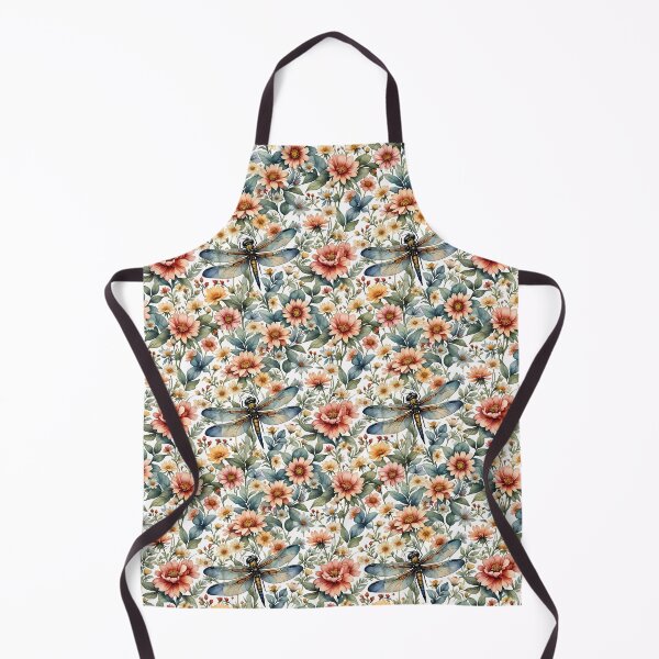 Item preview, Retro Floral dragonfly designed and sold by Clara Fruggeri.