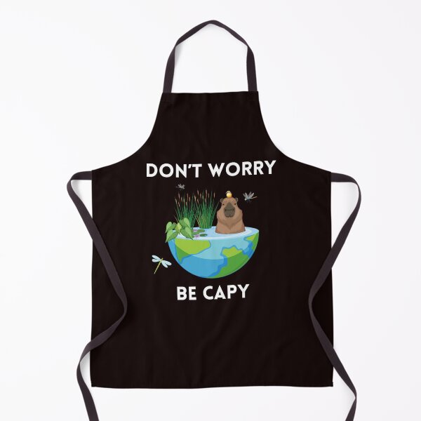 Item preview, Funny Don't Worry Be Capy Cute Capybara Exotic Crazy Rodents designed and sold by MagicSD Designs.