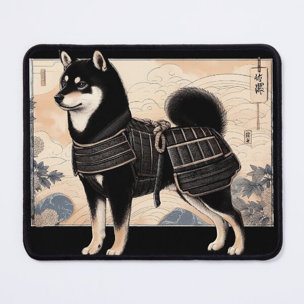 Item preview, Shiba Inu Samurai designed and sold by Clewelling.