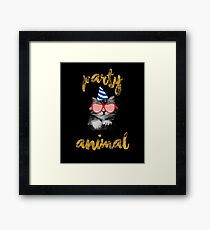 Cat Party Animal - Cat Lover Gift Merch Framed Print