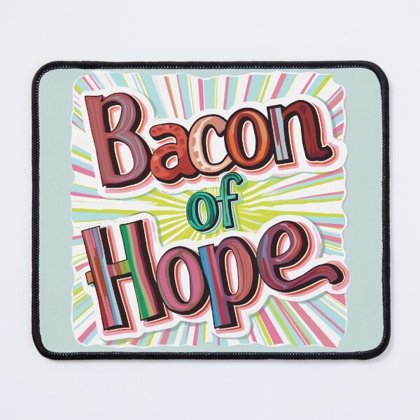 Item preview, Bacon of Hope retro style designed and sold by Carinaprint.