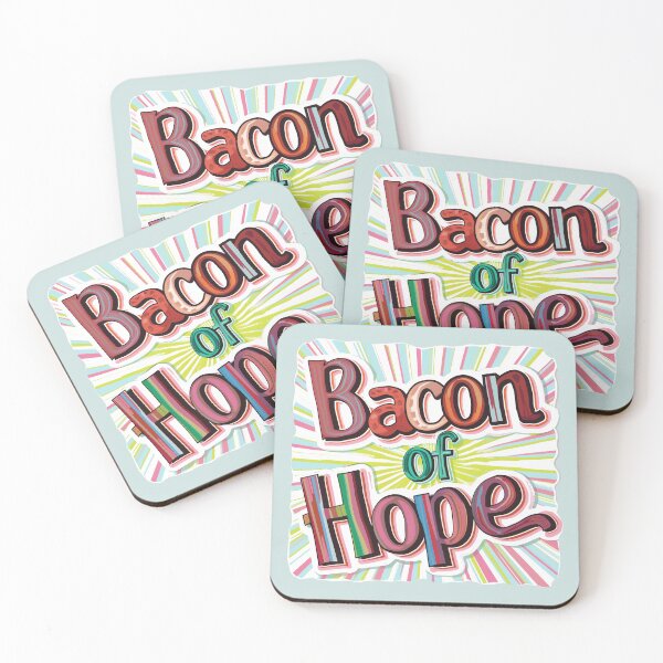 Item preview, Bacon of Hope retro style designed and sold by Carinaprint.
