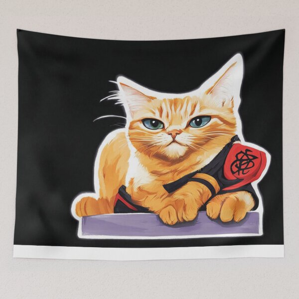 Item preview, A cat in the field 4 designed and sold by glauco54.