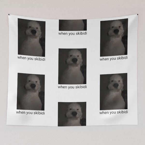 Item preview, skibidi dog meme designed and sold by Hinadio.