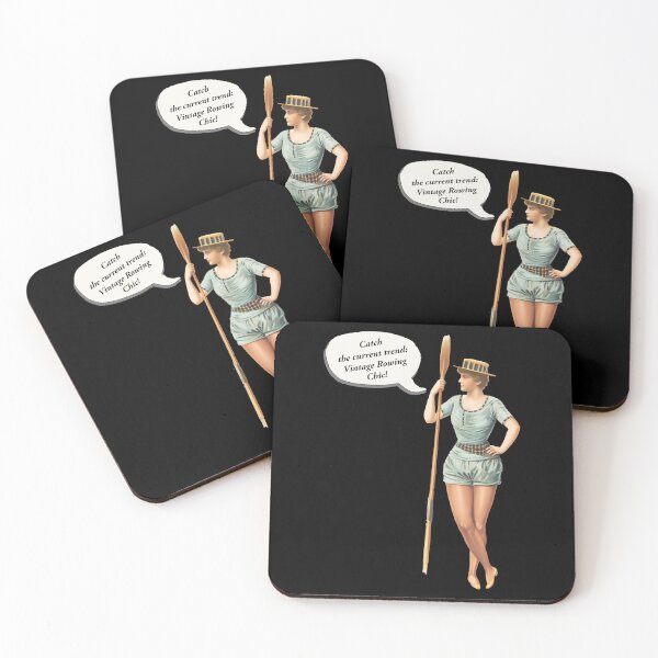 Item preview, Elegant Oarswoman: A Stroke of Vintage Charm designed and sold by Michael van der Hoorn.