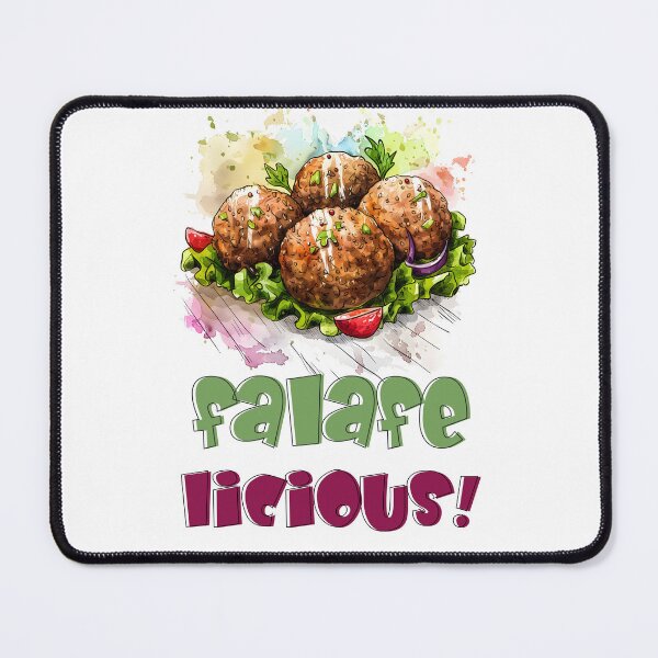 Item preview, Funky Chickpea Fiesta: FALAFElicious - Crunch Your Way to Falafel Middle Eastern Street Food Magic فلافل designed and sold by FUNqoosh.