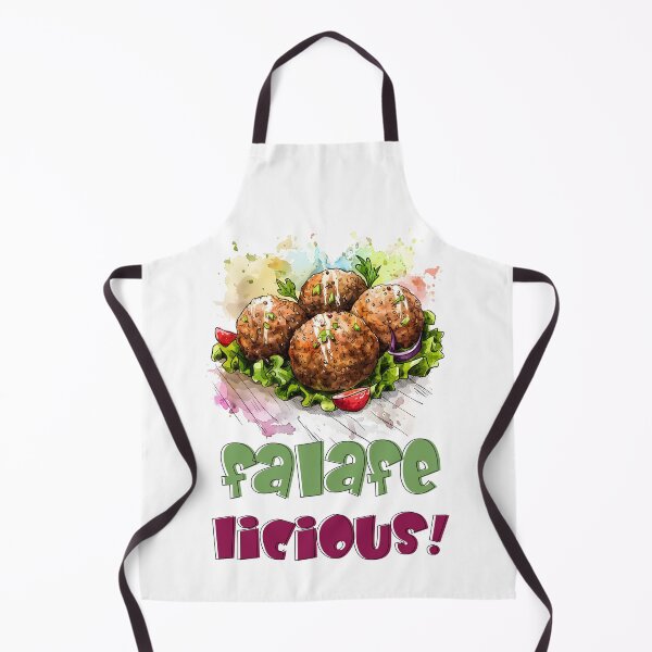 Item preview, Funky Chickpea Fiesta: FALAFElicious - Crunch Your Way to Falafel Middle Eastern Street Food Magic فلافل designed and sold by FUNqoosh.