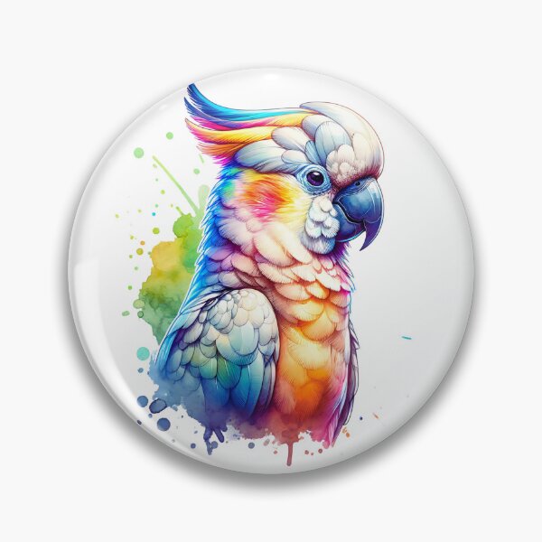 Item preview, Watercolor Cockatoo  designed and sold by TheAnimalZ00.