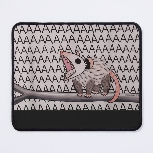 Item preview, Screaming Possum Aaaaaa Cute Funny Opossum Meme Men designed and sold by Lizachert.