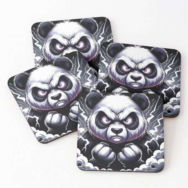 Item preview, Black Angry Panda designed and sold by derickorense.