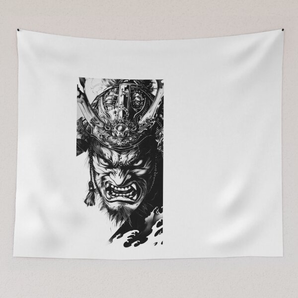 Item preview, Samurai Warrior. Traditional Japanese. designed and sold by Lucy Goosy Art.
