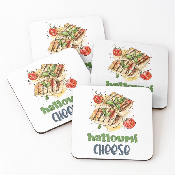 Item preview, Sizzle & Savor: Grilled Feta Halloumi Cheese - A Mediterranean Marvel! جبنة حلومي مشوية  designed and sold by FUNqoosh.