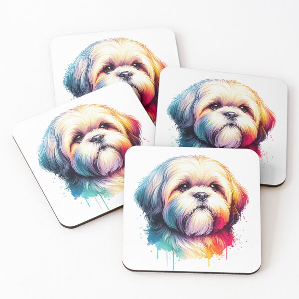 Item preview, Watercolor Lhasa Apso designed and sold by TheAnimalZ00.