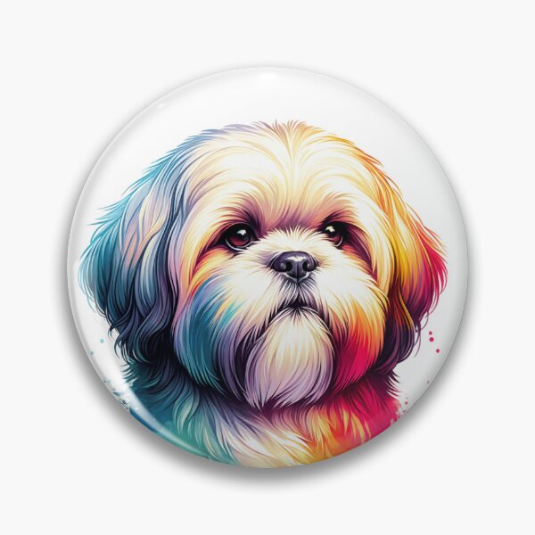 Item preview, Watercolor Lhasa Apso designed and sold by TheAnimalZ00.